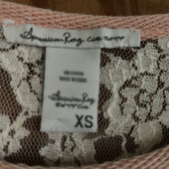 American Rag woman’s coral top XS NWT - Picture 4 of 6